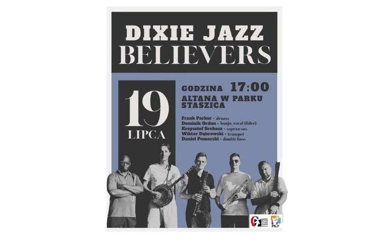 Młode oblicze tradycyjnego jazzu. Dixie Jazz Believers zagrają w Parku Staszica