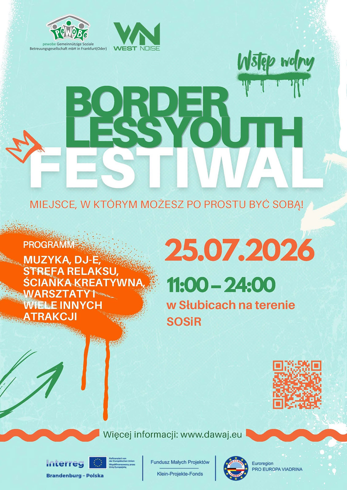 Młodzież z obu stron Odry zaprasza na Borderless Youth Festival. W programie warsztaty, muzyka i otwarta scena