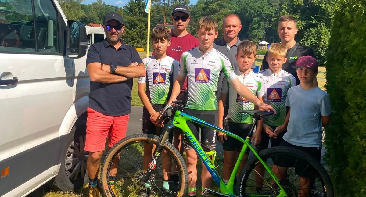 Mrągowscy kolarze wystartowali w mistrzostwach Polski MTB. Leon Bednarek tuż za czołową piątką