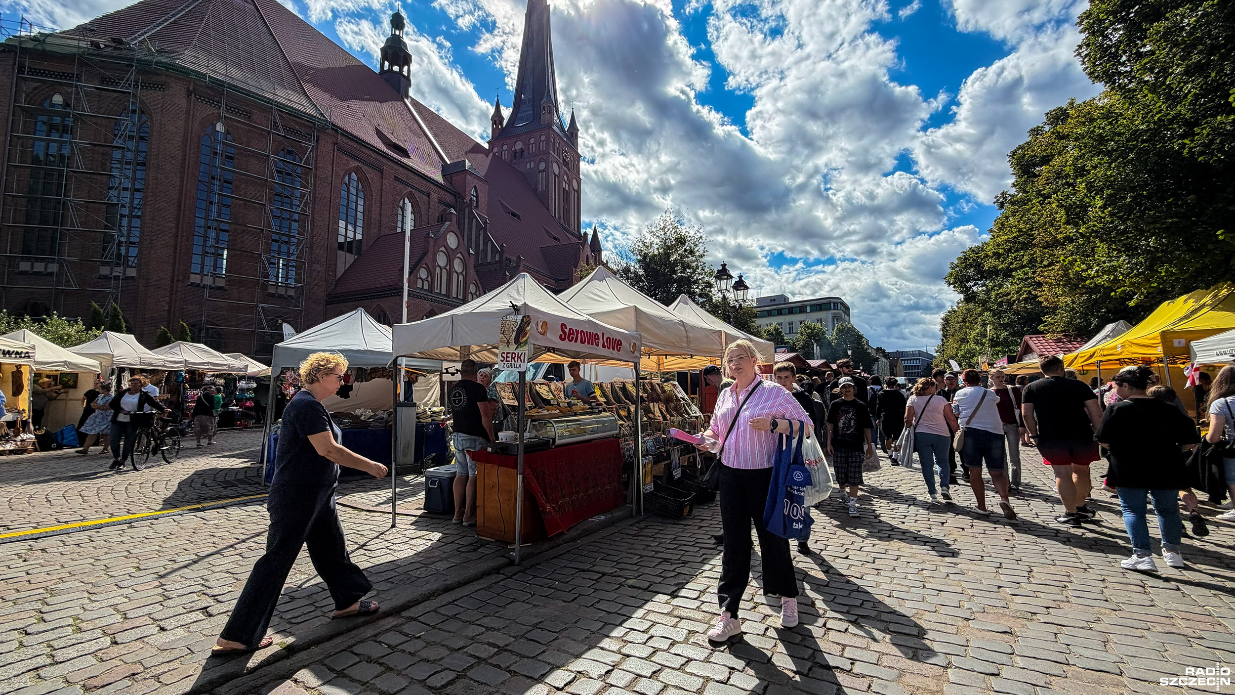 Msza odpustowa w centrum wydarzeń Jarmarku Jakubowego