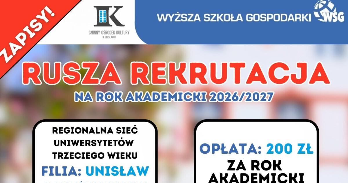 Na naukę nigdy nie jest za późno – dołącz do UTW