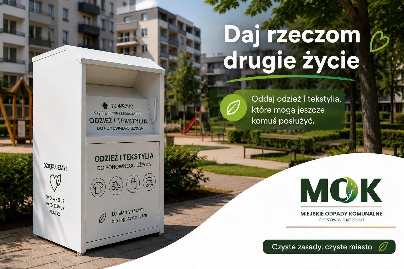 Na osiedlach w Gorzowie staną kontenery na tekstylia