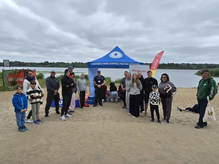 Na plaży w Wieliszewie padło ostrzeżenie przed jednym błędem nad wodą