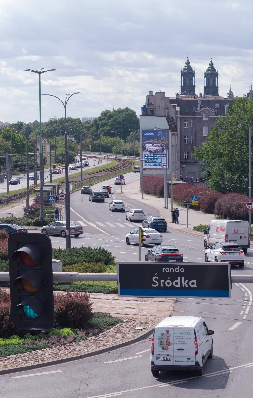 Na Rondzie Śródka Policja odnotowała już 46 zdarzeń drogowych