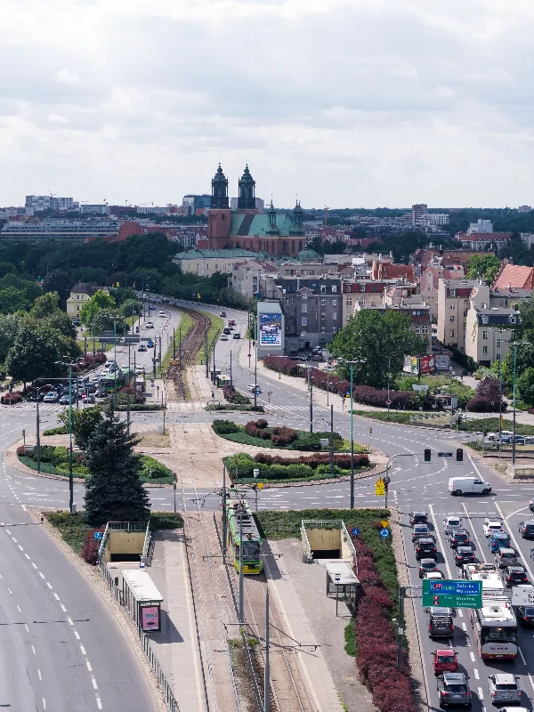 Na Rondzie Śródka Policja odnotowała już 46 zdarzeń drogowych