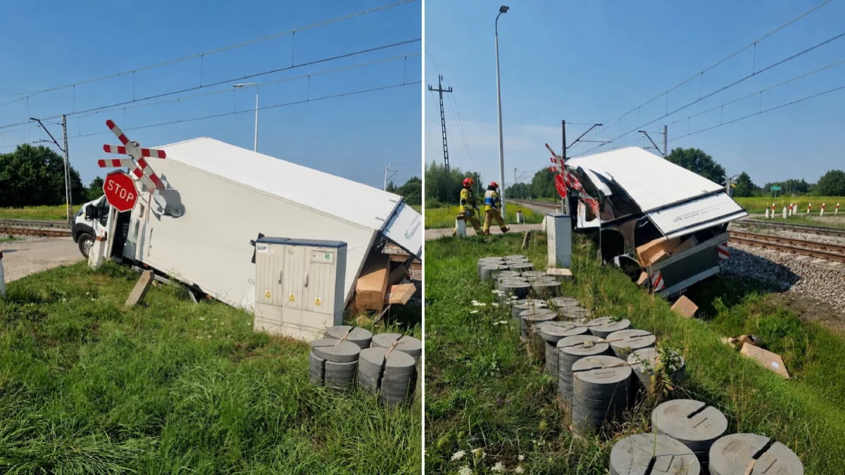 Na sygnaleBus zderzył się z drezyną w Zduńskiej Woli!