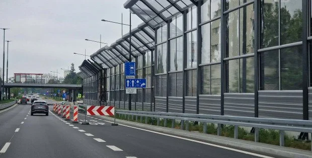 Na wymianę ekranów jeszcze poczekamy. Terminy prac na Trasie Łazienkowskiej