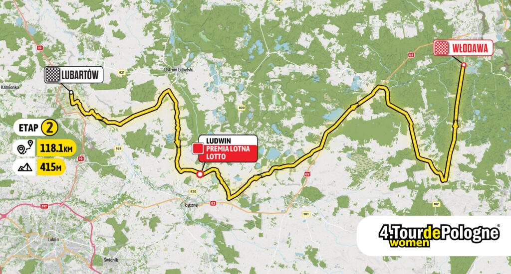 Najlepsze kolarki świata przyjadą do Lubartowa! Tour de Pologne Women coraz bliżej