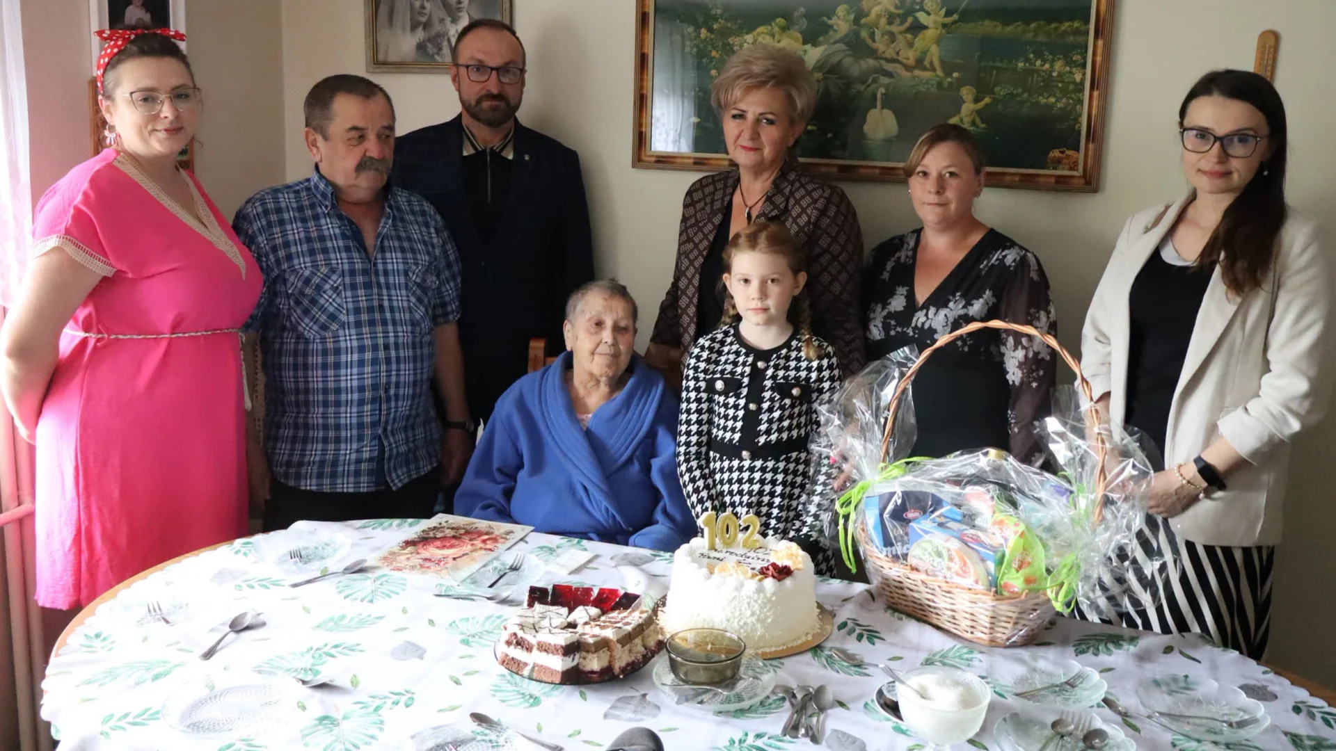 Najstarsza mieszkanka gminy Krzymów świętowała 102. urodziny