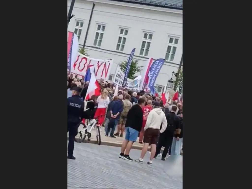 Nawoływał do popełnienia przestępstwa i znieważał uczestników marszu