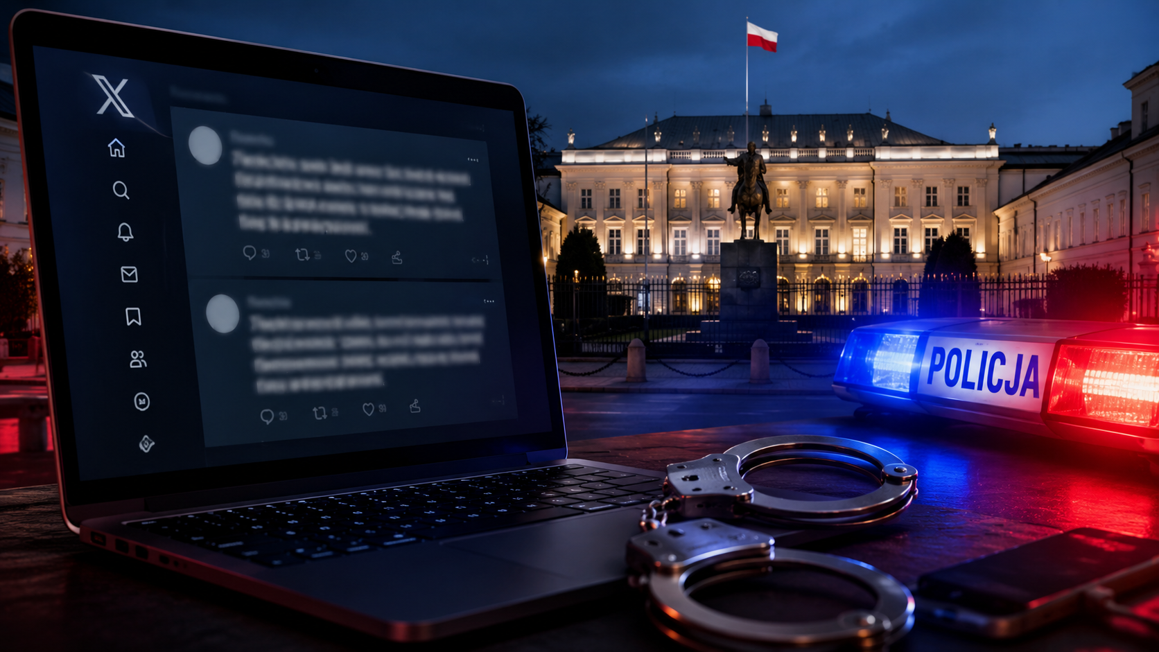 Nawoływał do zabójstwa Prezydenta RP i Szefa jego Kancelarii. 52-latek usłyszał zarzuty