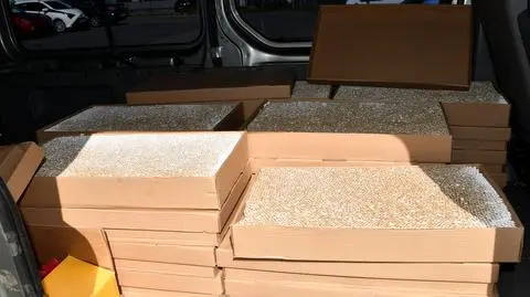 Nielegalne papierosy ukrył w pudełkach na pizzę