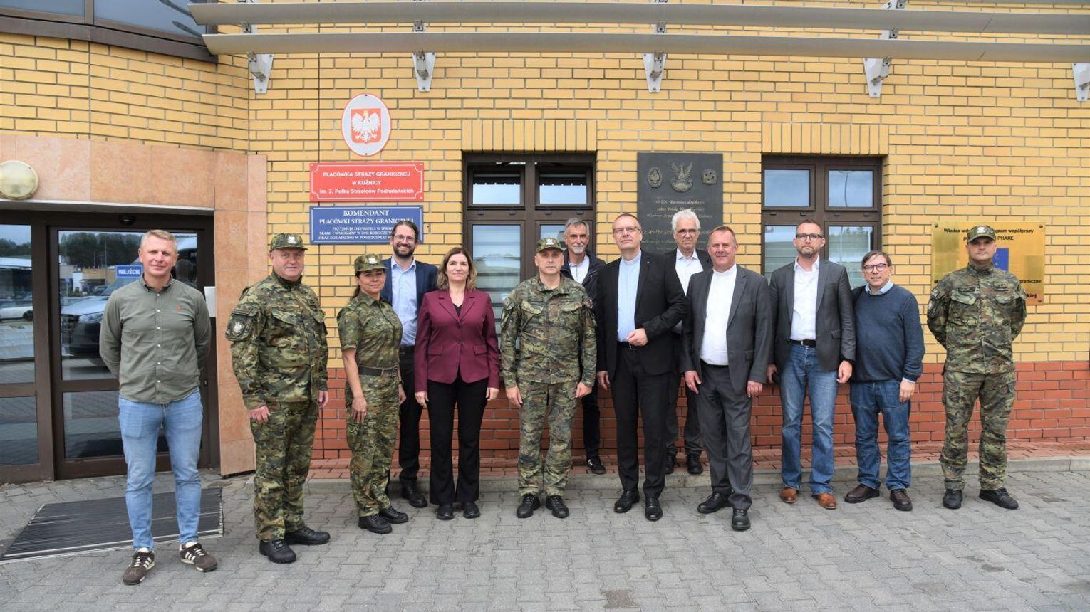Niemieccy duszpasterze Policji Federalnej z wizytą w Podlaskim Oddziale Straży Granicznej