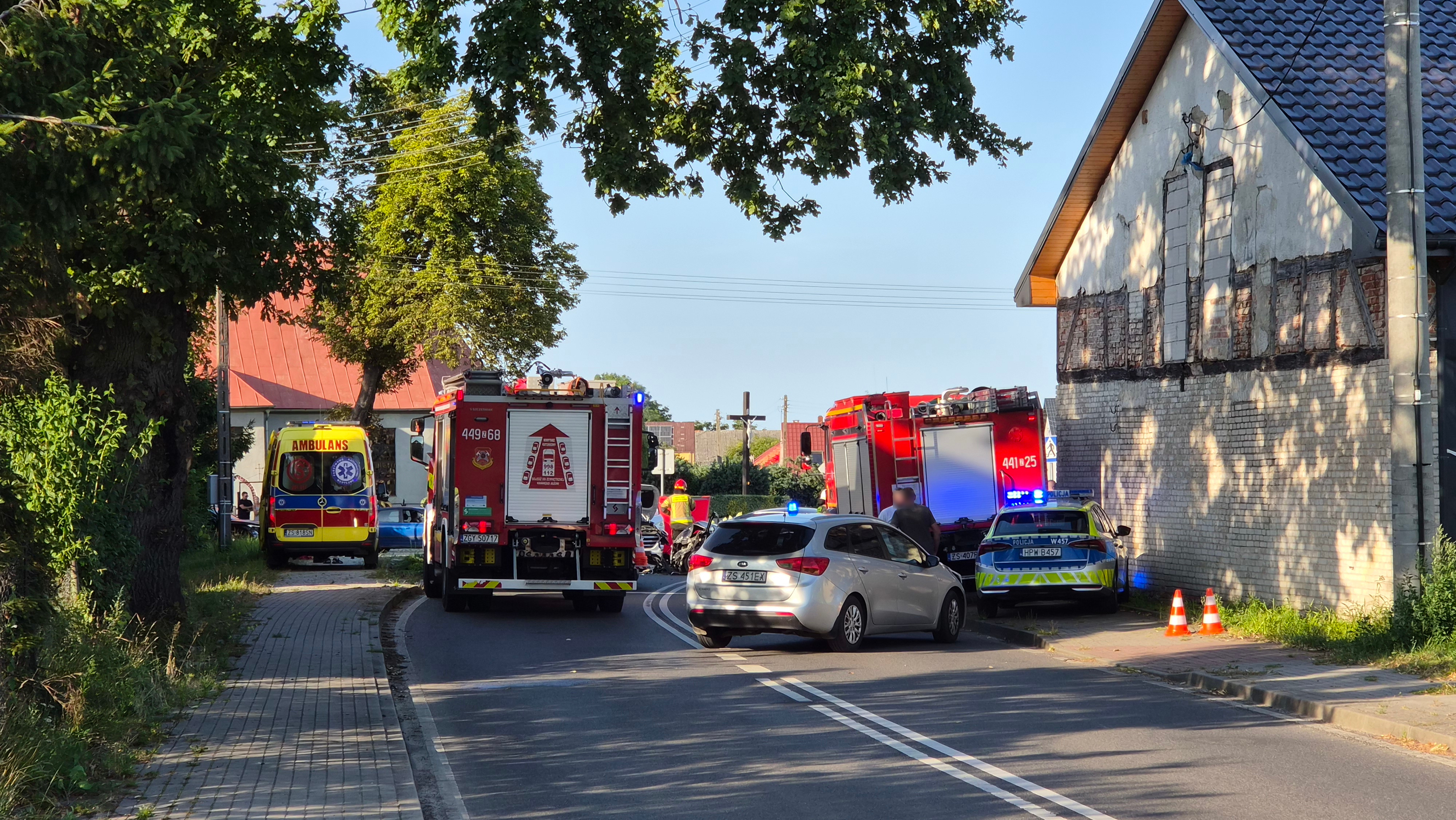 Nietrzeźwy kierowca spowodował wypadek? Trzy osoby trafiły do szpitala