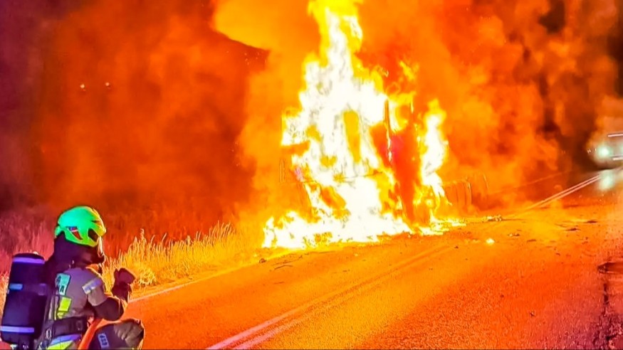 Nocna tragedia na Pomorzu. Nie żyje 19-latek, pożar w Bojanie