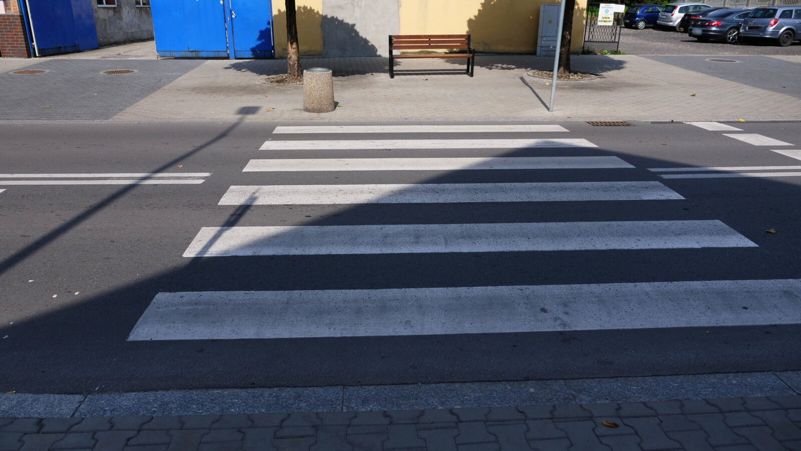 Nocne i wieczorne malowanie pasów w Jastrzębiu