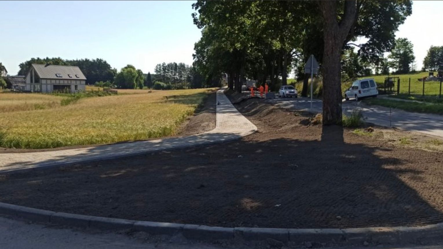 Nowa nawierzchnia na drodze do Grabowa Kościerskiego jeszcze w sierpniu tego roku