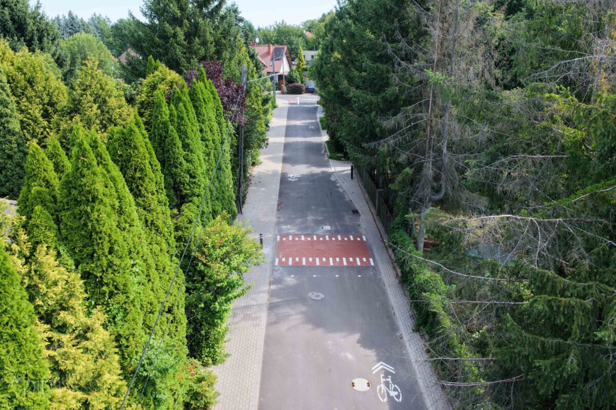Nowe drogi i chodniki na poznańskim Zielińcu