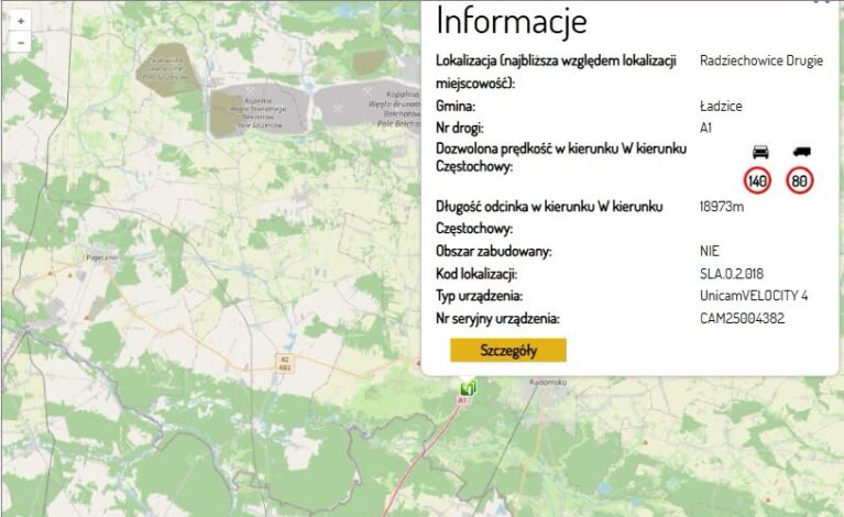 Nowe odcinkowe pomiary prędkości na Śląsku. Jeden obejmuje trasę przy Mykanowie!