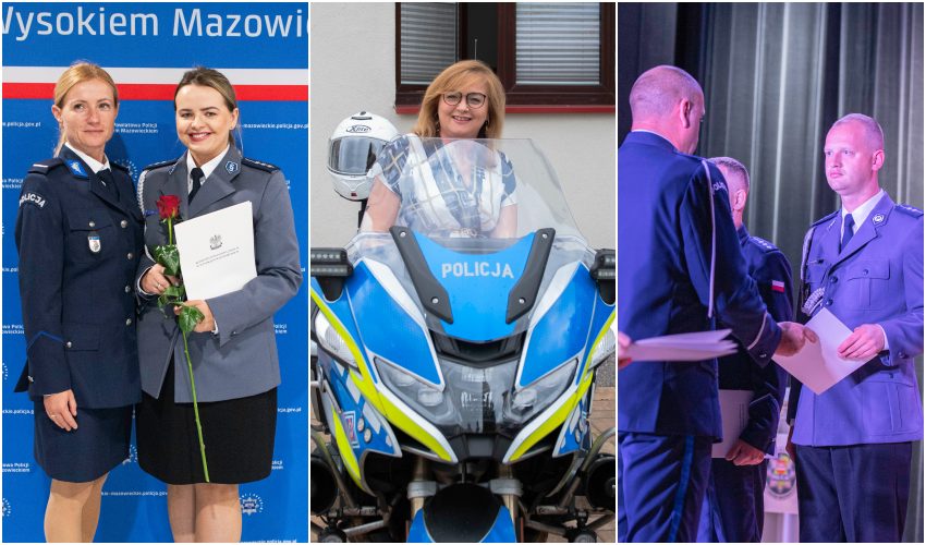 Nowe stopnie na pagonach i piknik dla mieszkańców. Święto Policji w Wysokiem Mazowieckiem