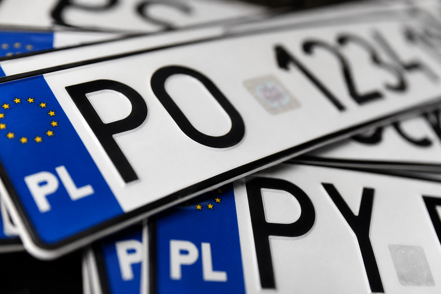 Nowe tablice rejestracyjne dla Wielkopolski. Litera „P” przejdzie do historii