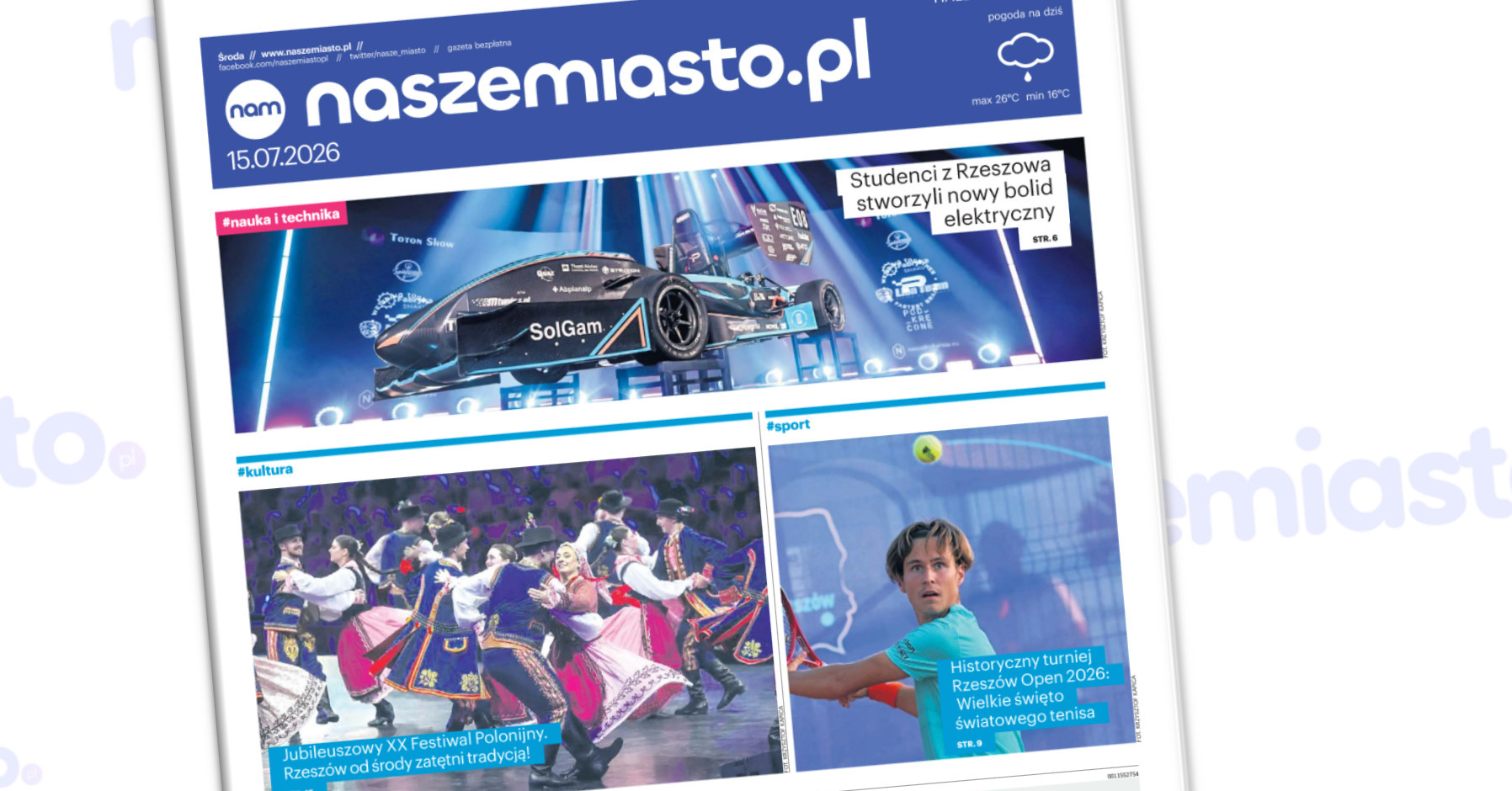 Nowe wydanie „Naszego Miasta Rzeszów”. Najważniejsze wydarzenia i inwestycje