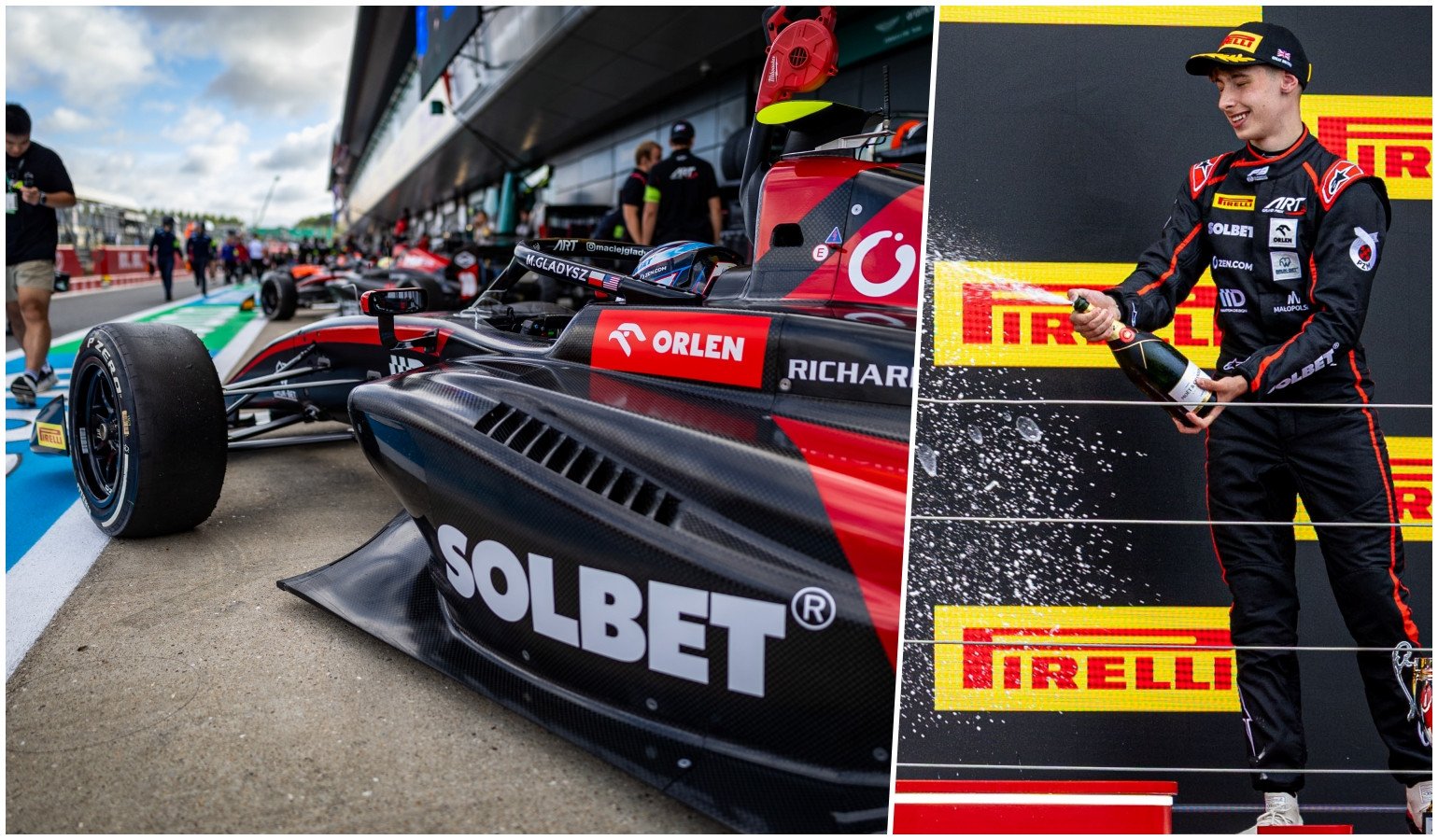 NOWE18-latek z Tarnowie z pierwsza wygraną w Formule 3!