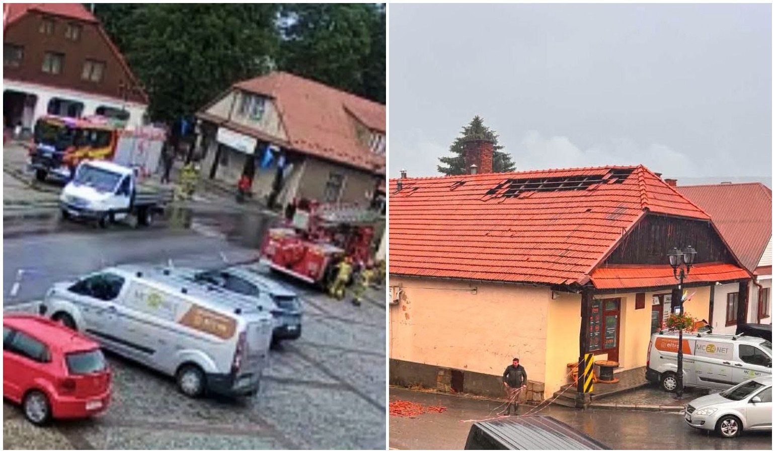NOWENawałnica w regionie powalała drzewa i uszkodziła dachy