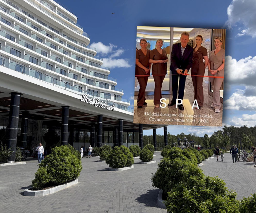 Elewacja Hotelu Gołębiewski w Pobierowie. Na miniaturze obok otwarcie strefy SPA, o czym przeczytasz na SE Szczecin.