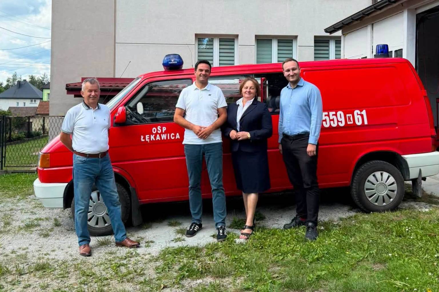 Nowy mikrobus trafi do OSP w Łękawicy. Jednostka otrzymała 120 tys. zł dotacji