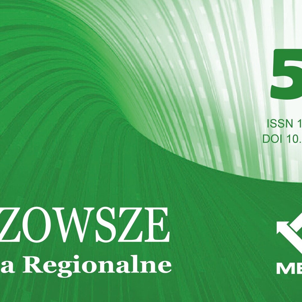 Nowy numer czasopisma naukowego „MAZOWSZE Studia Regionalne”