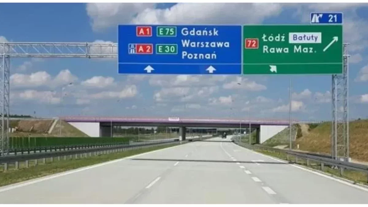 Nowy odcinkowy pomiar prędkości na autostradzie w Łódzkiem. Patrzcie dokładnie na znaki, by uniknąć wysokiego mandatu