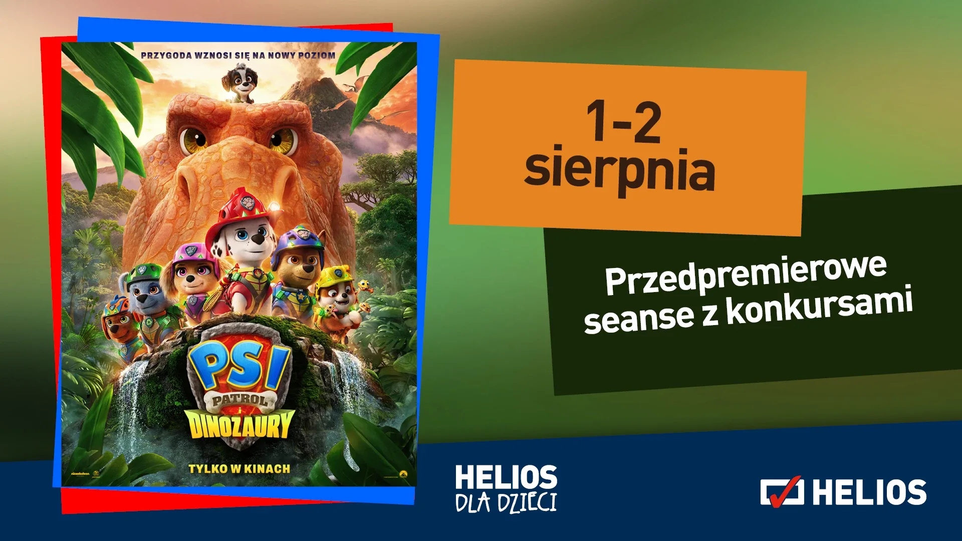 Nowy repertuar kina Helios: sierpień pełen filmowych hitów! Wygraj bilety
