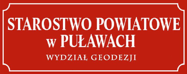 Starostwo Powiatowe w Puławach Wydział Geodezji
