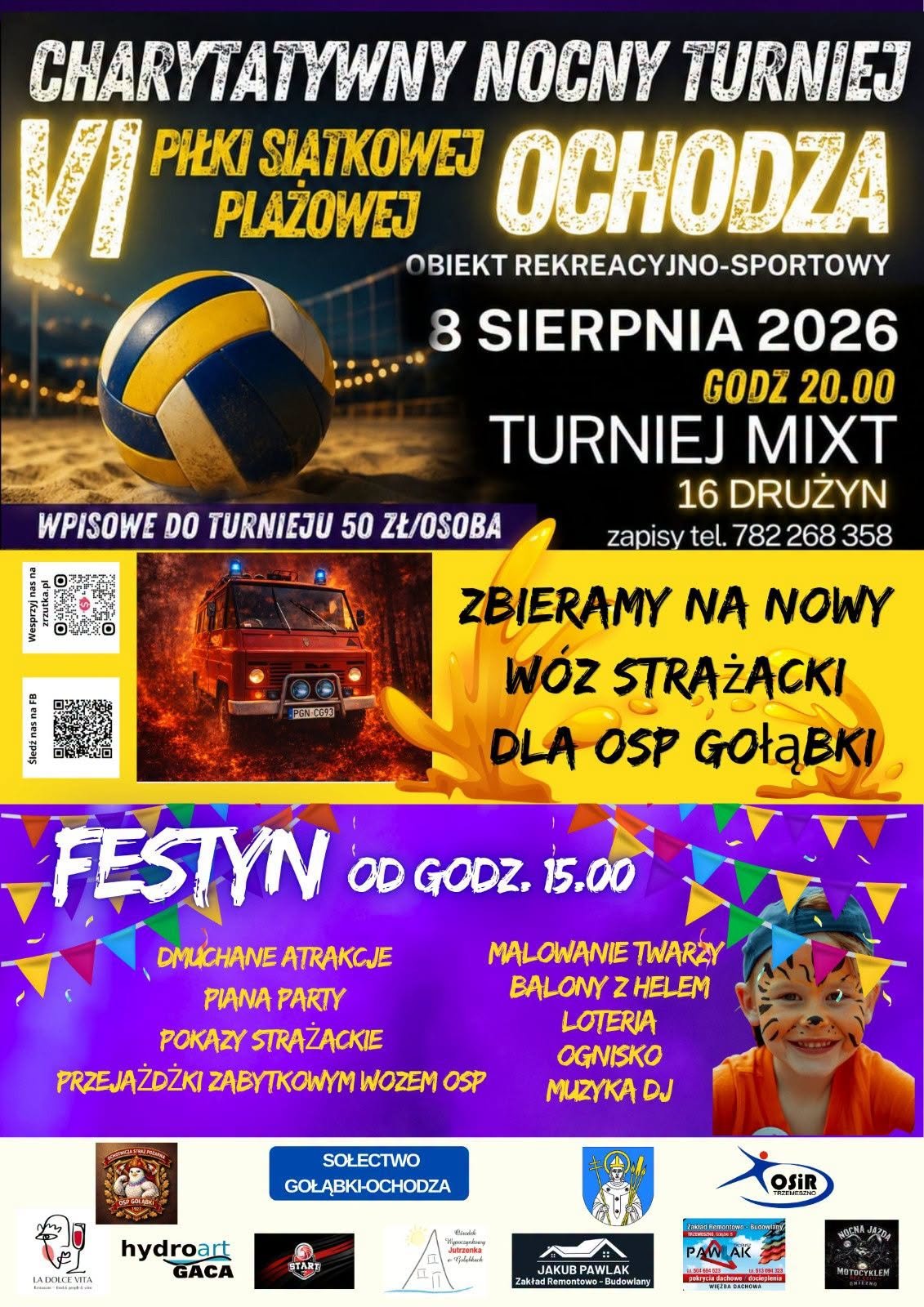 Ochodza szykuje się na wielkie sportowe święto. VI Charytatywny Nocny Turniej Siatkówki Plażowej już 8 sierpnia