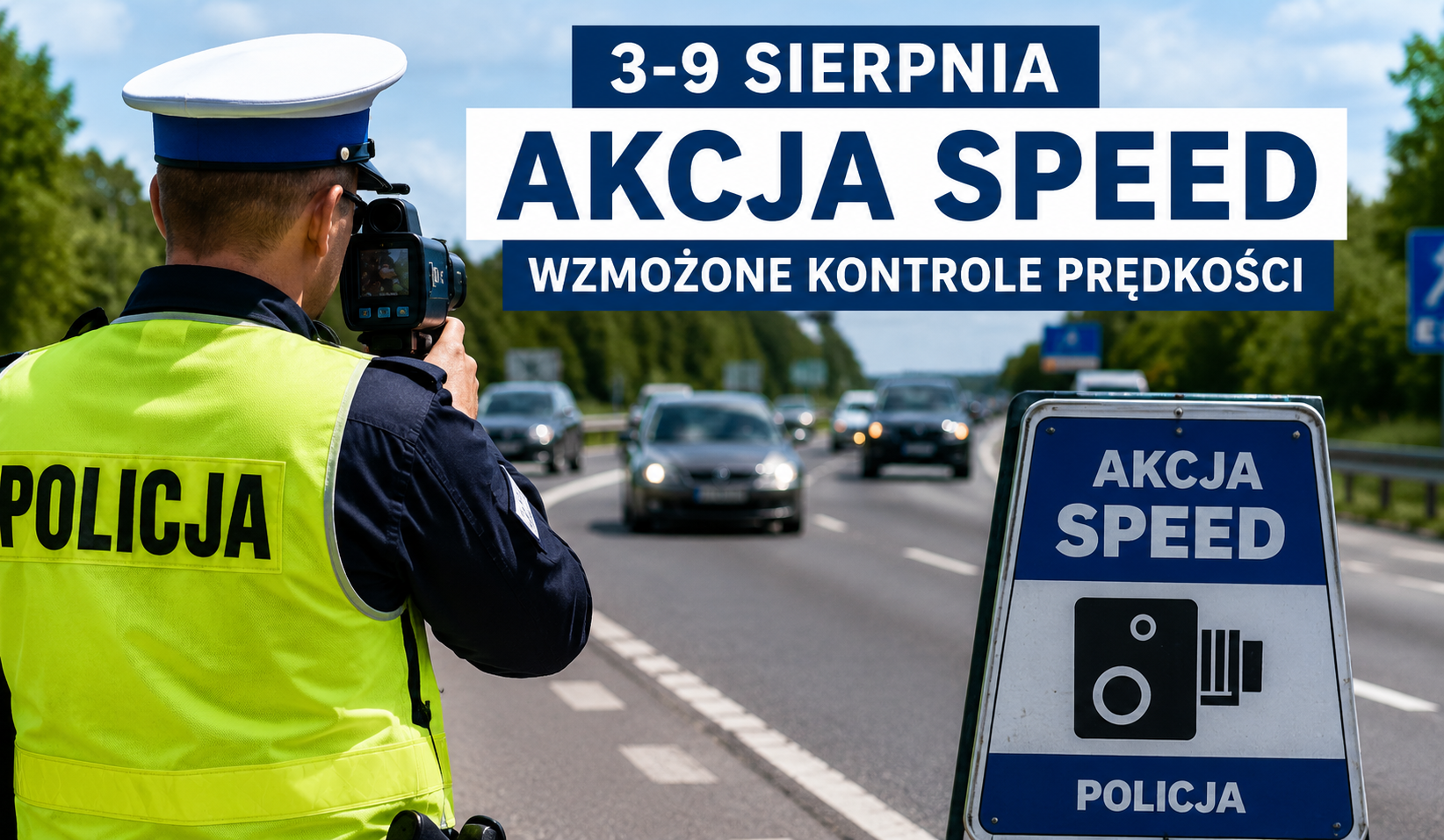 Od poniedziałku więcej patroli na drogach. Policja zapowiada tygodniową akcję kontrolną
