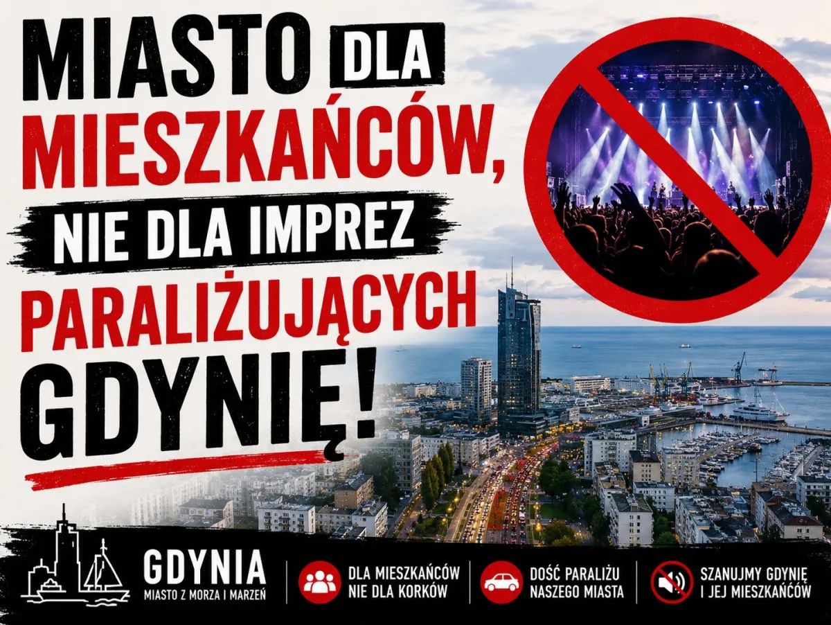 Oddam głos na takiego prezydenta który zabroni paraliżowania całego miasta Gdynia