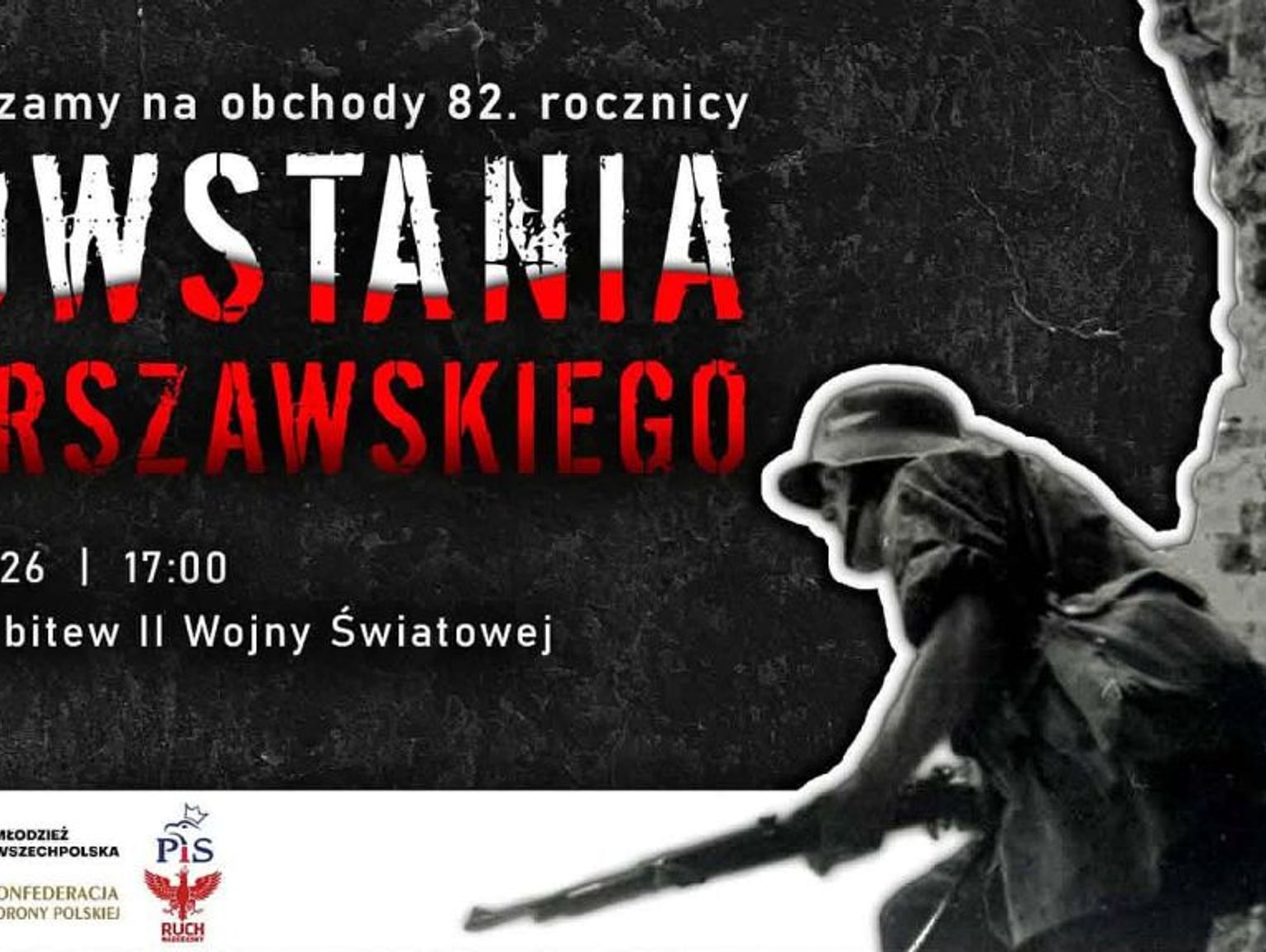 Oddamy pamięć poległym i pomordowanym w Powstaniu Warszawskim