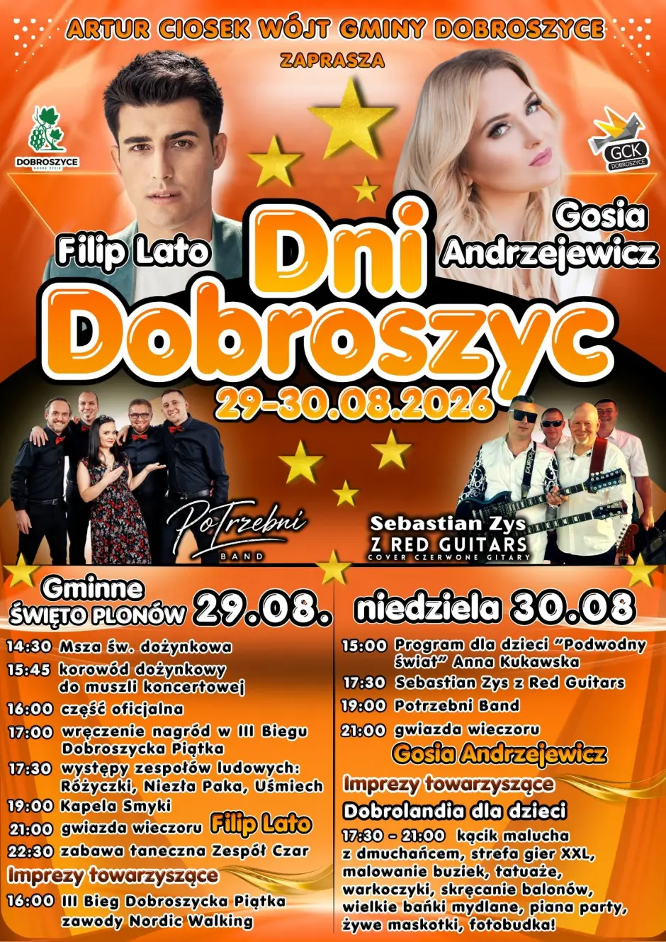 Odliczanie do Dni Dobroszyc 2026 rozpoczęte. Znamy szczegółowy program wydarzenia