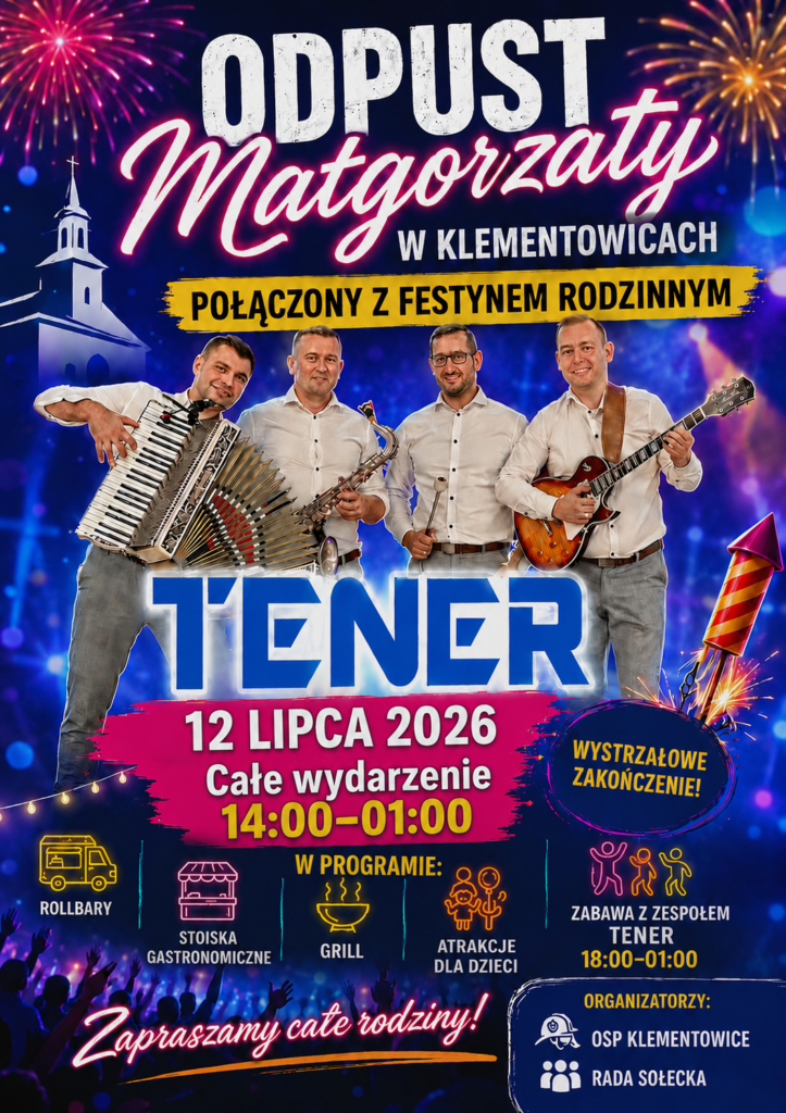 Odpust, festyn rodzinny i zabawa do późnej nocy w Klementowicach |#LPU24.pl
