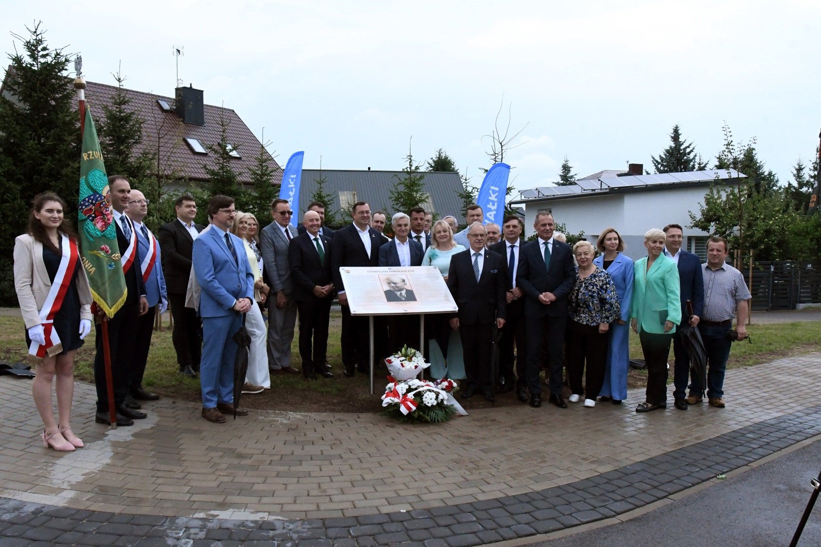 Odsłonięto tablicę upamiętniającą Stanisława Mikołajczyka