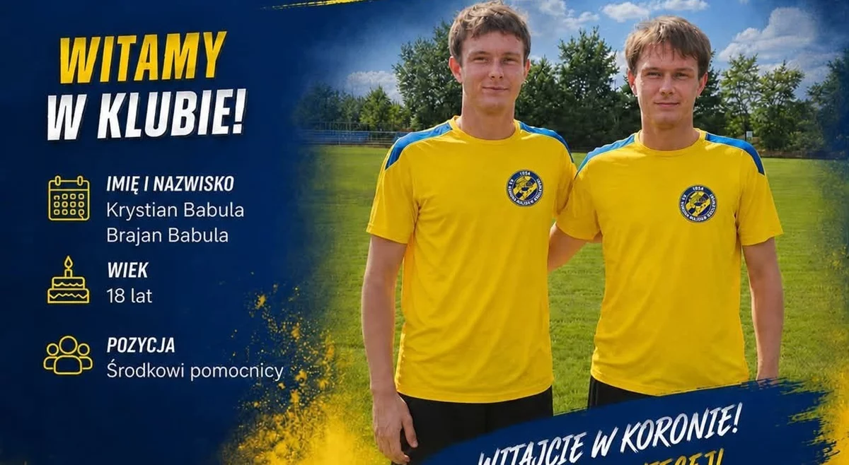 Oficjalnie: Pierwsze wzmocnienia Korony Majdan Królewski! Bracia Babula dołączają do drużyny
