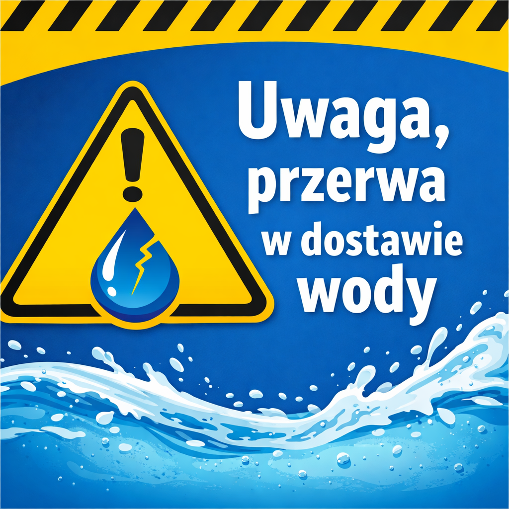 OGŁOSZENIE O PRZERWIE W DOSTAWIE WODY - Gmina Koprzywnica