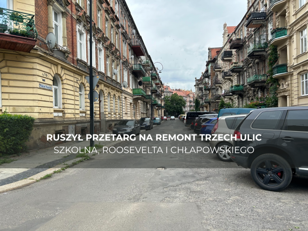 Ogłoszono przetarg na remont trzech ulic