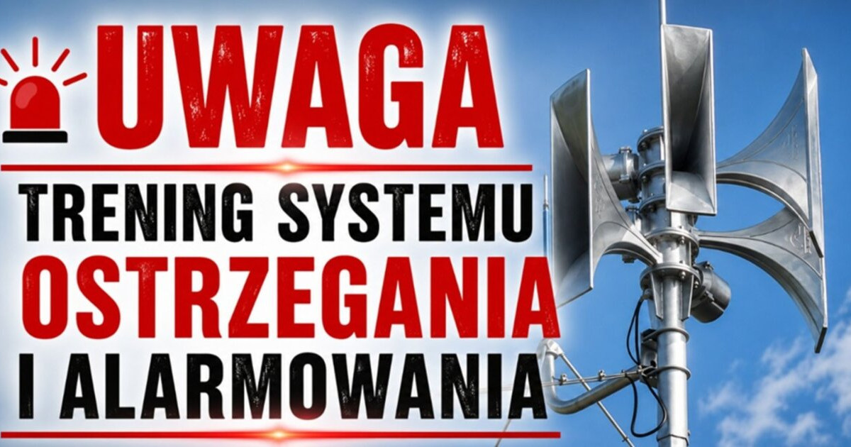 Ogólnokrajowe ćwiczenia systemów alarmowych. We wtorek zawyją syreny w powiecie