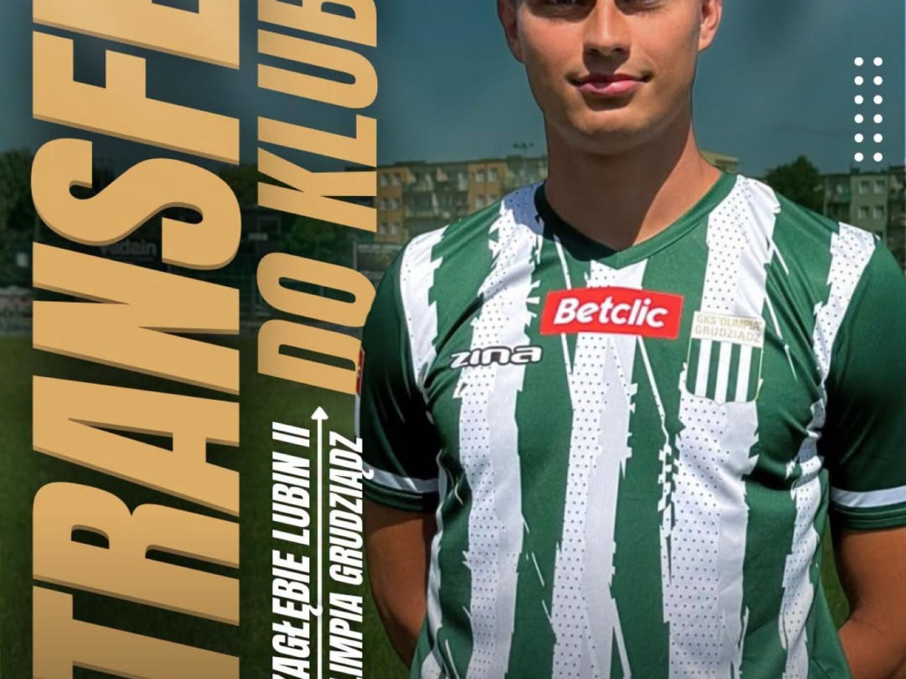 Olimpia Grudziądz ma nowego napastnika. Grał w Lidze Mistrzów