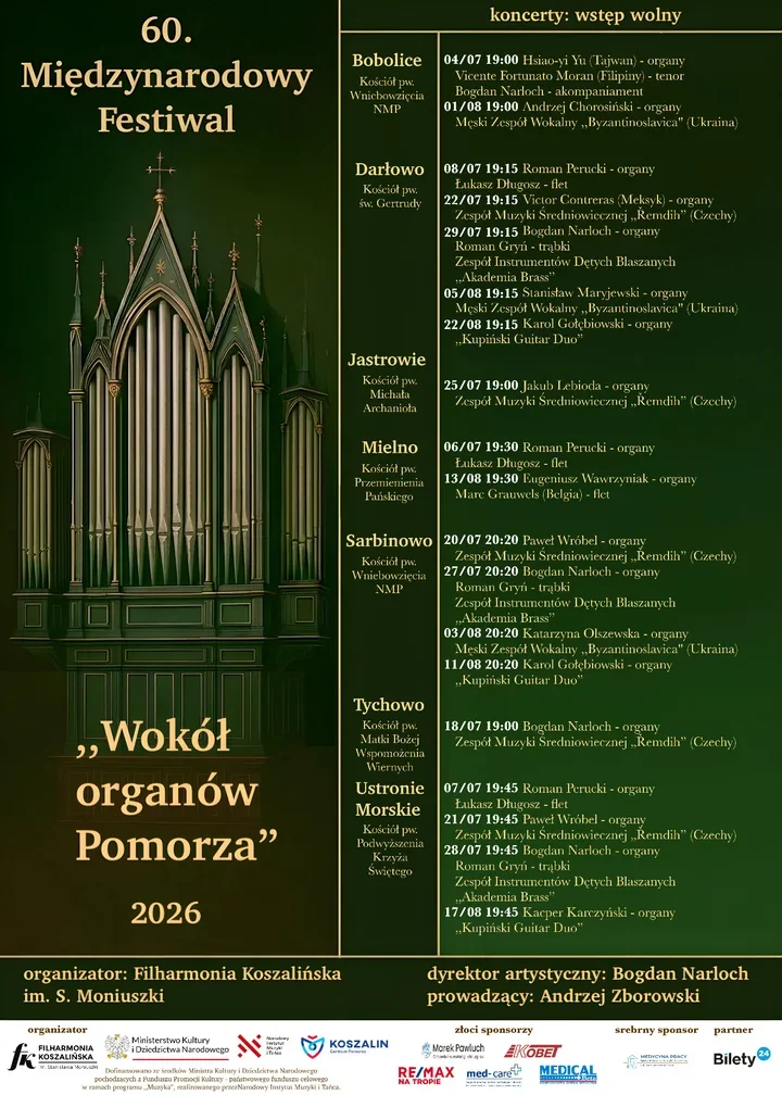 Organy i ukraiński zespół wokalny zabrzmią w zabytkowym kościele w Bobolicach