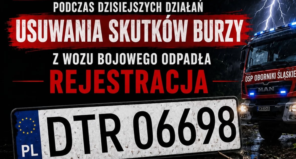 OSP Oborniki Śląskie prosi o pomoc w odnal…