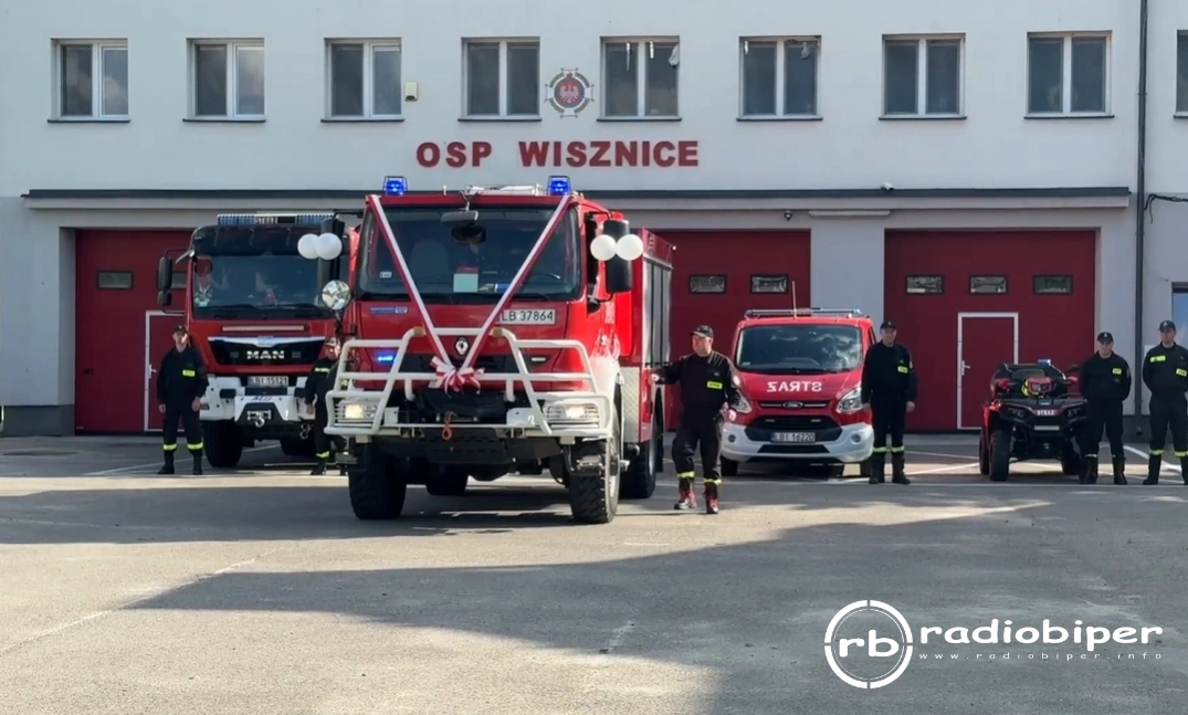 OSP Wisznice doczekała się nowego wozu bojowego (film)
