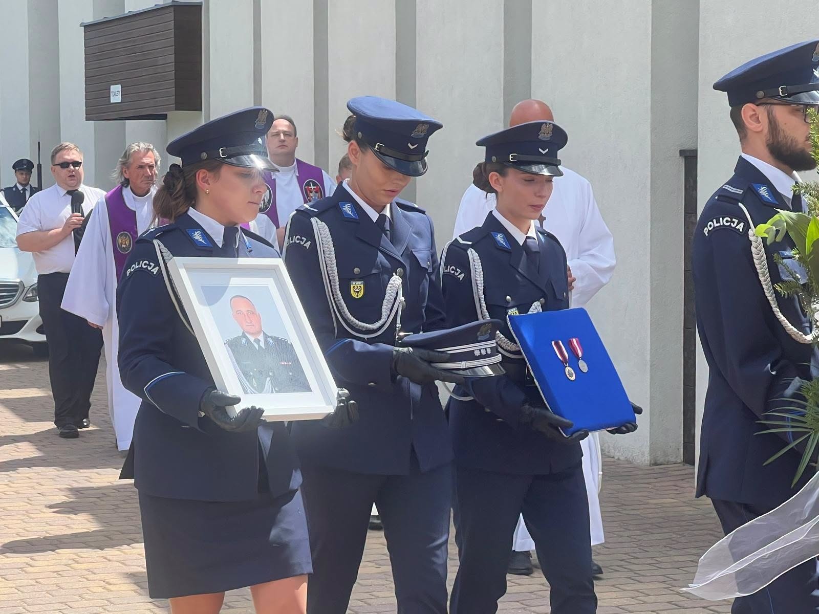 Ostatnia droga szefa lubińskiej policji. Żegnały go tłumy